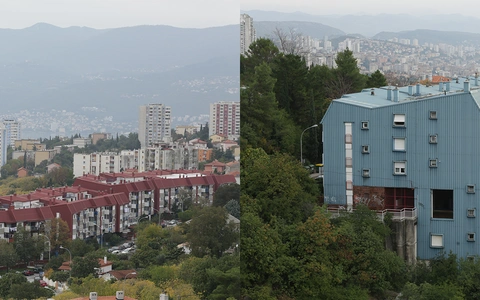 Case Study of Red and Blue, two building complexes, Krnjevo Neighbourhood, Rijeka, Croatia